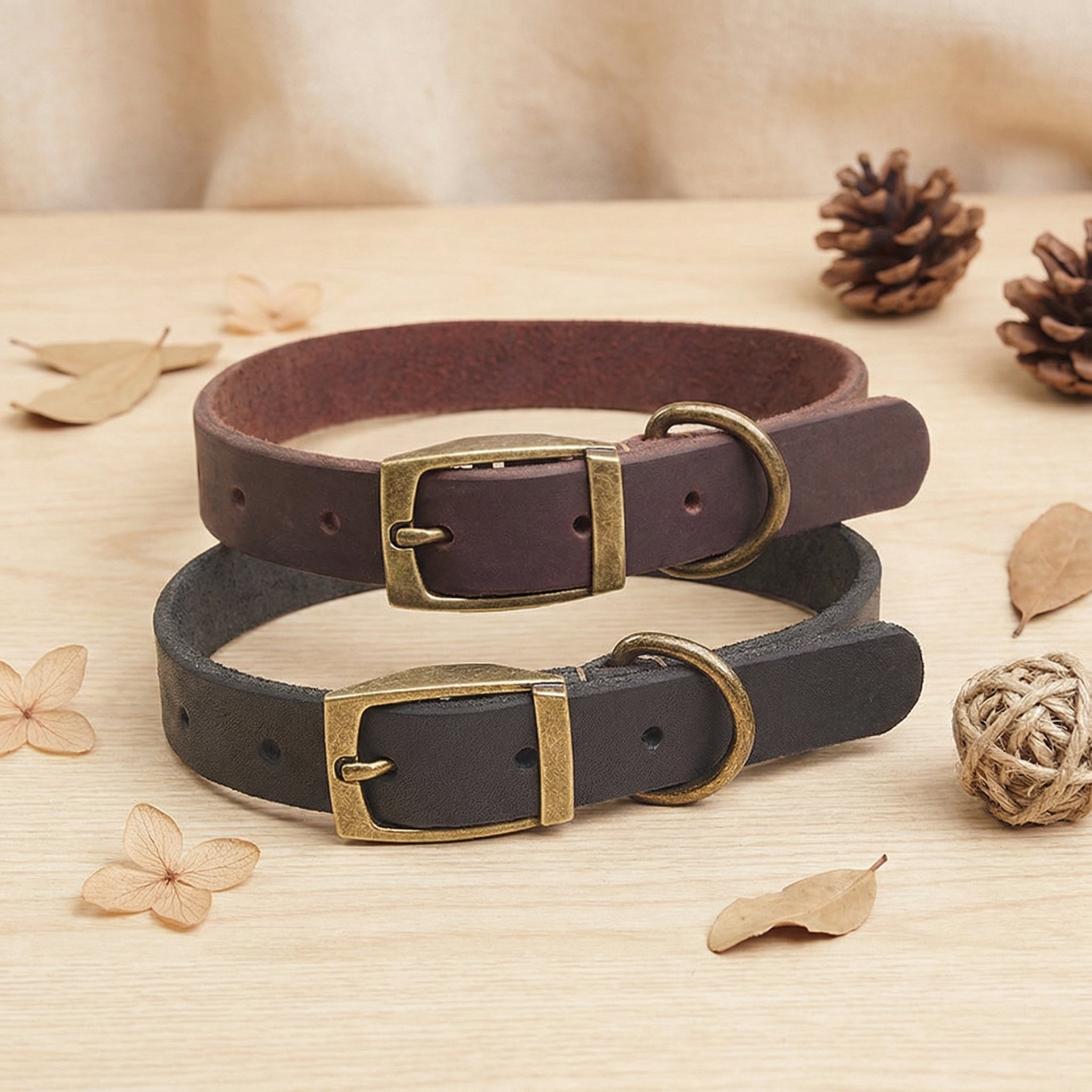 Genuine Leather Dog Collar