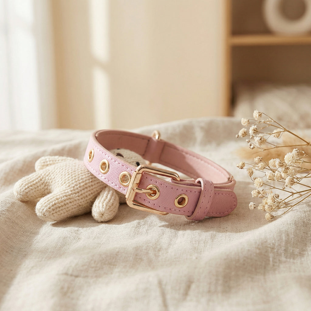 Luxury Metal Buckle Dog Collar