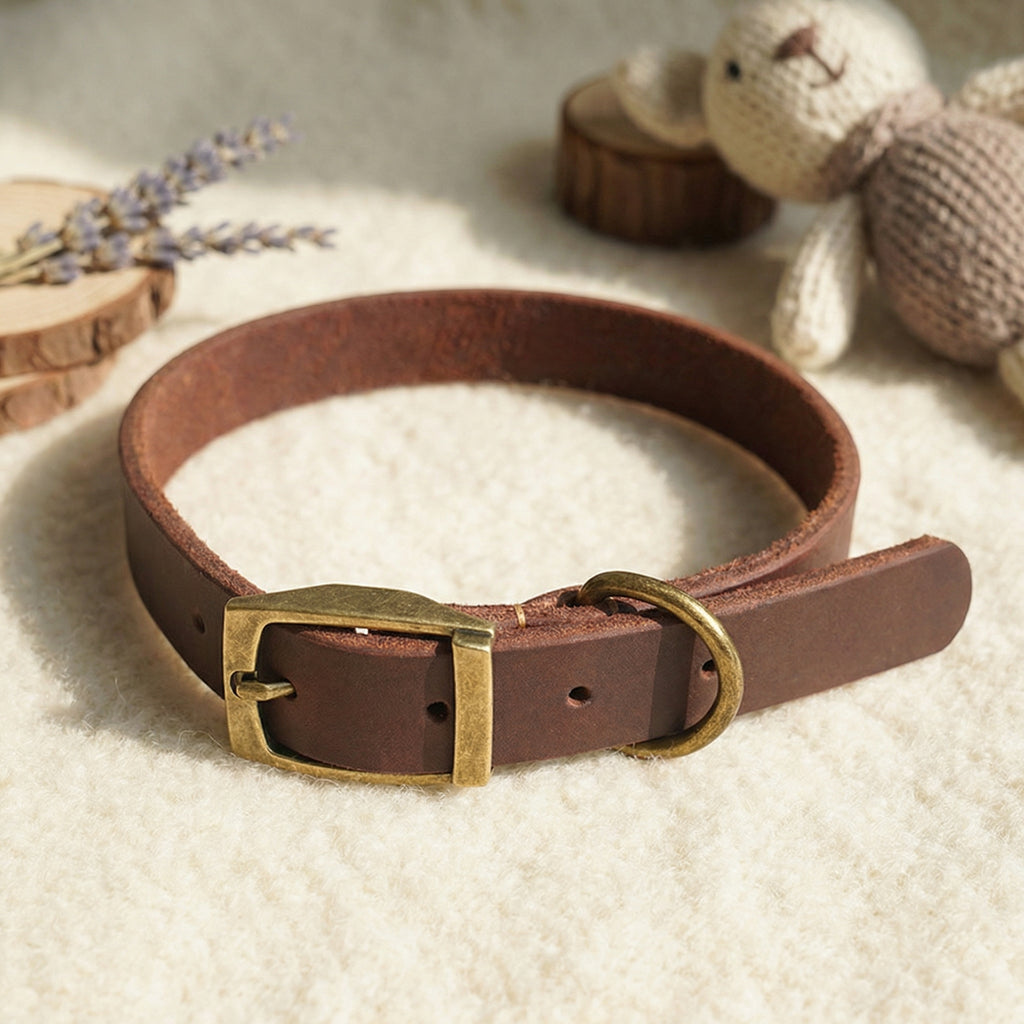 Genuine Leather Dog Collar